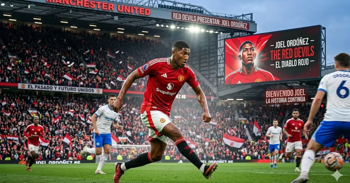 Joel Ordóñez en el Manchester United