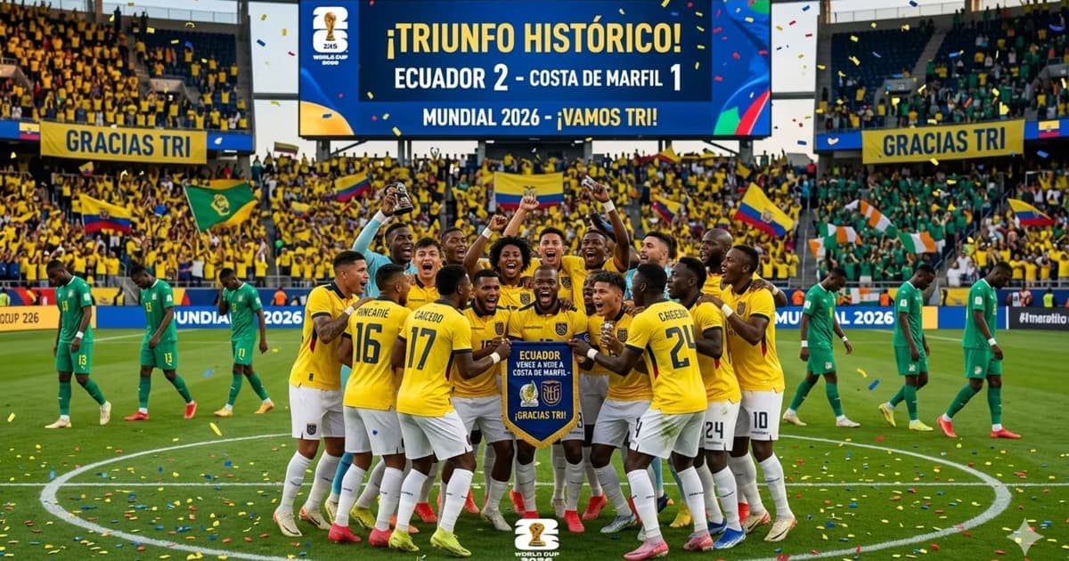 Ecuador le gana a Costa de Marfil según la IA