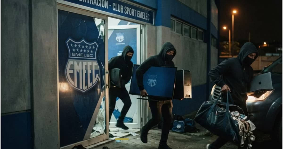 Emelec siendo robado