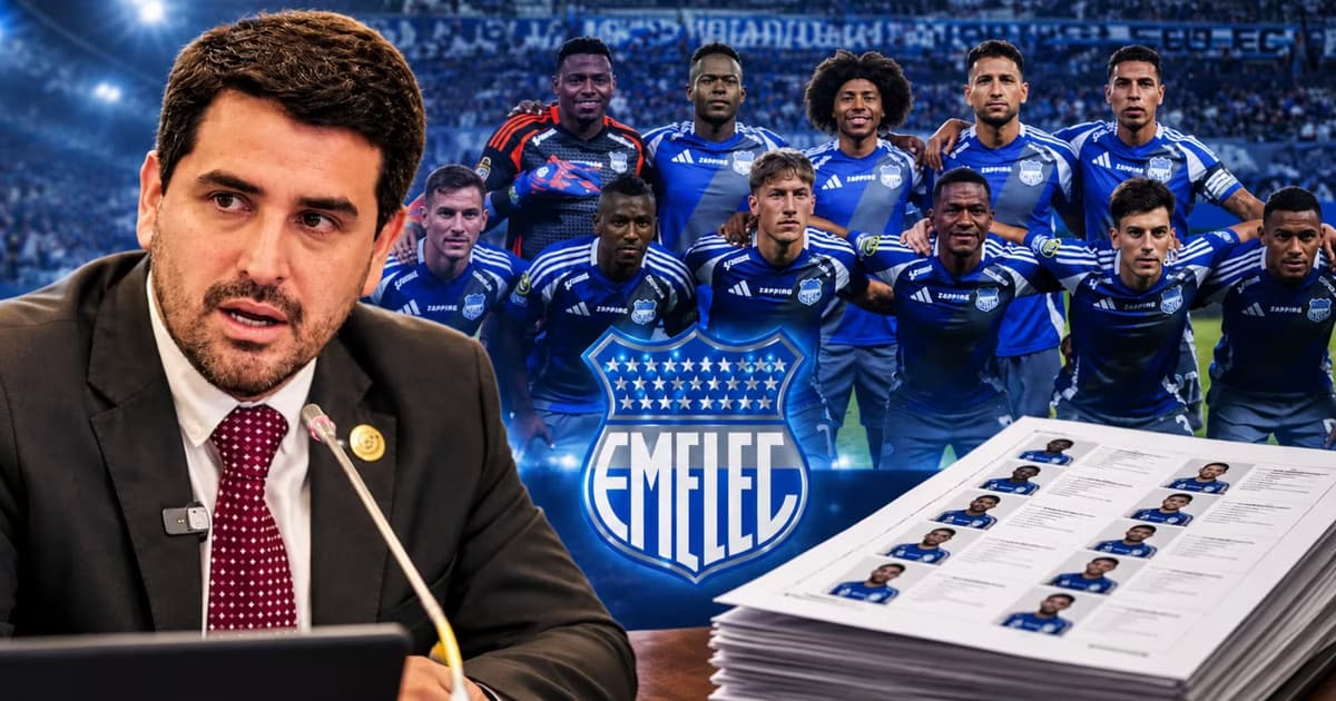 Presidente y jugadores de Emelec
