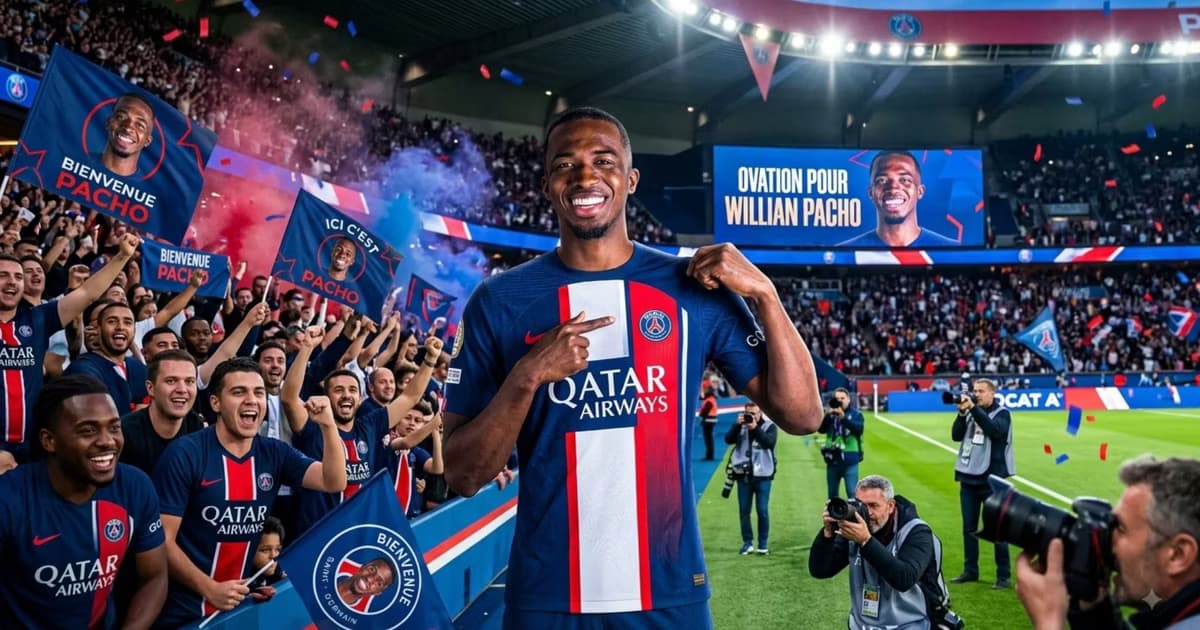 Willian Pacho con el PSG
