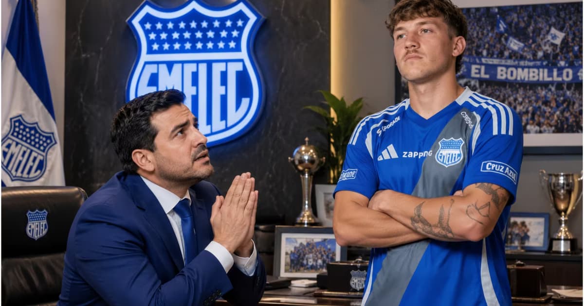 José David Jiménez rogándole a Luca Klimowicz