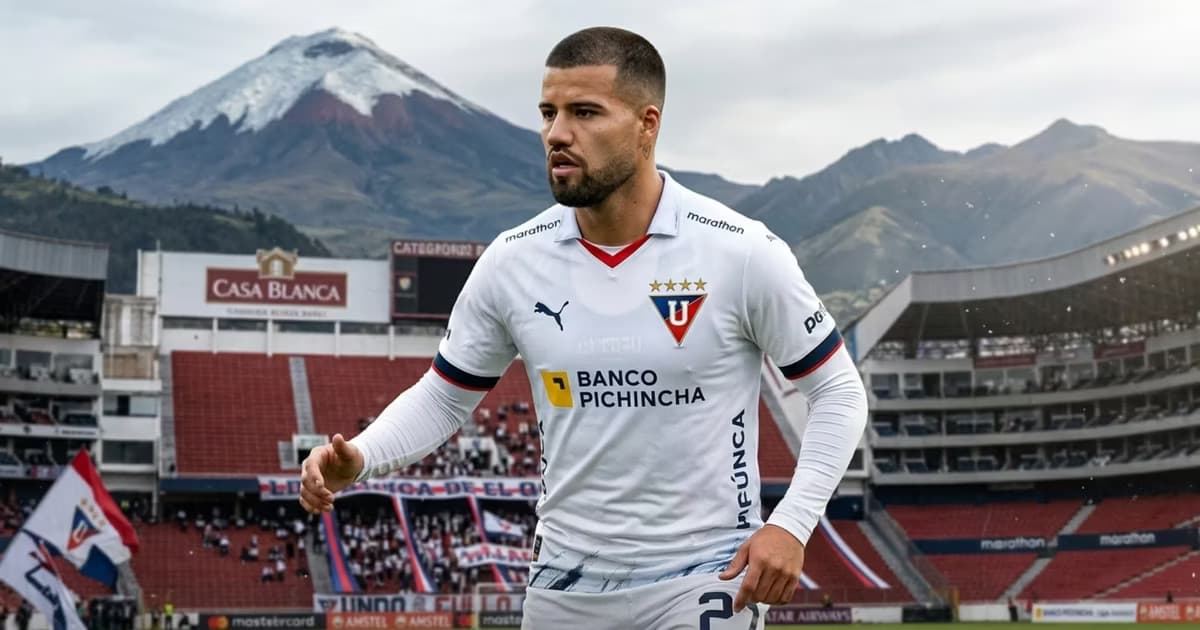 Marcelo Weigandt con la camiseta de LDU