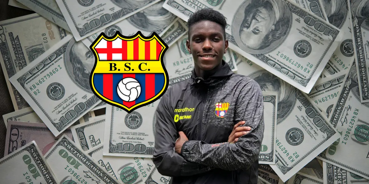 Atención Barcelona SC Allen Obando en la mira de un club millonario de