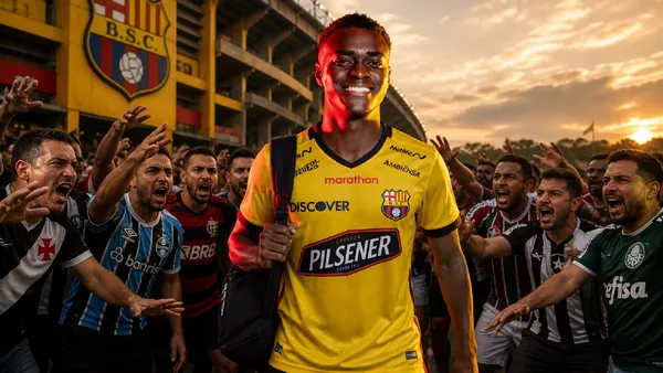Álex Rangel, defensa de Barcelona SC
