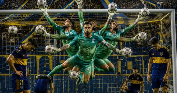 Hernán Galíndez contra Boca Juniors