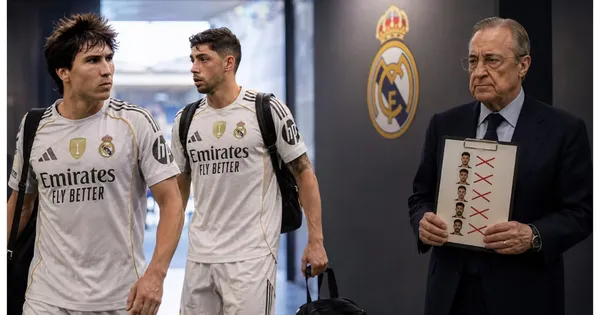 Gonzalo, Valverde y Florentino en el Real Madrid