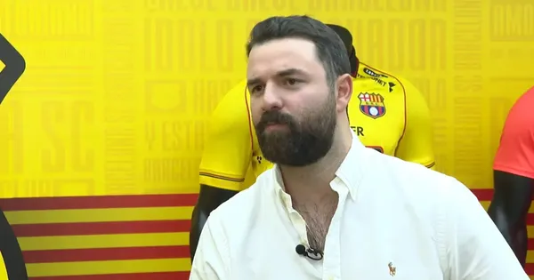 David Álvarez, presidente de la Comisión de Fútbol de Barcelona SC