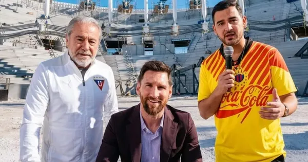 Lionel Messi-Liga de Quito-Barcelona SC