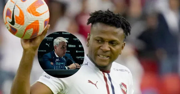 Michael Estrada y Tiago Nunes