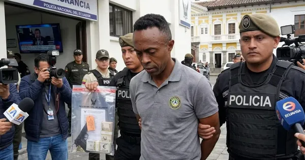 Christian Lara detenido en Quito por presunto robo a mano armada