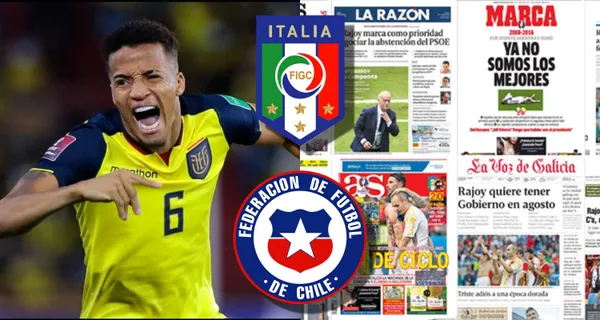 A la Selección Ecuatoriana le llueve por todos lados y a Chile e Italia se sumó Colombia
