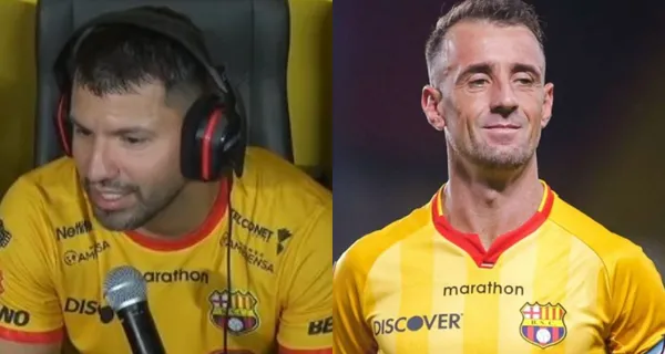 A Sergio Agüero le preguntaron por Damián Díaz, con quien compartió cancha en Barcelona SC, y esto fue lo que hizo