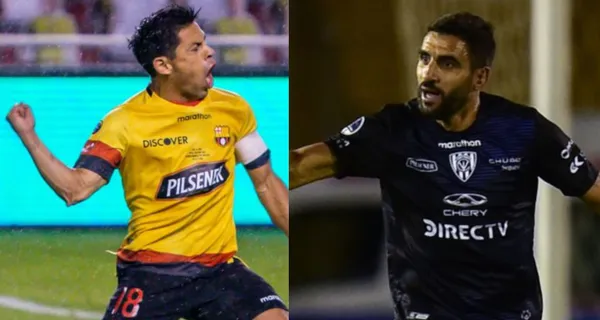 Ambos jugadores tienen 39 años pero viven realidades distintas en sus equipos, mientras a Pellerano le va bien en su club a Matías Oyola lo jubilan en Barcelona SC
