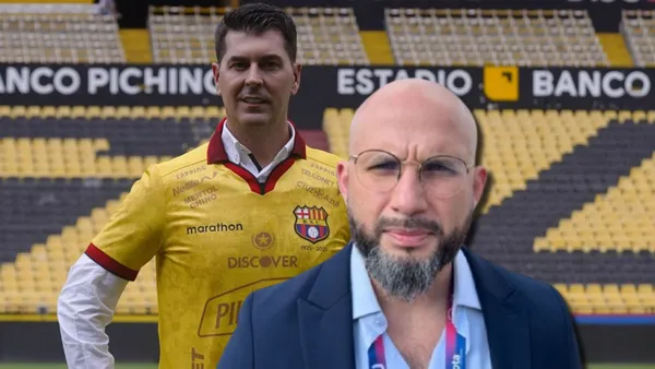 Barcelona SC-Ismael Rescalvo-Arturo Magallanes / Foto: Oh Conde