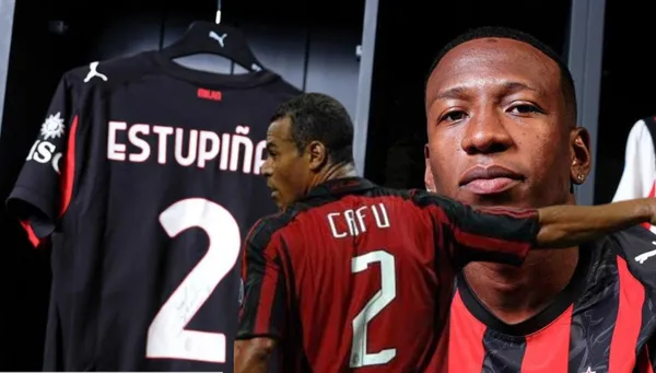 Cafú y Pervis Estupiñán