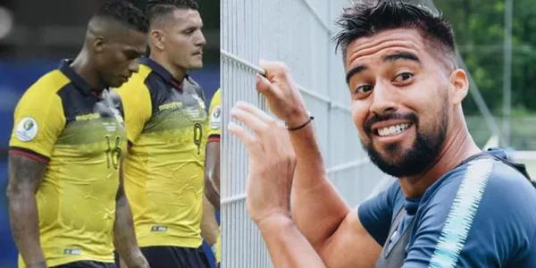 Christian Noboa llamó la atención porque no se encuentra en su óptimo estado físico, incluso pasado de peso, recordando que a Antonio Valencia le cayeron críticas por este asunto