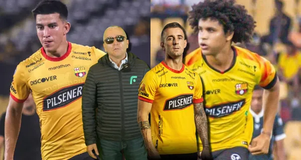 Damián Díaz, Eduard Bello y Fernando Gaibor / Foto: API