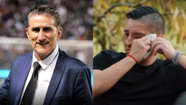 Damián Manso-Edgardo Bauza / Foto: LDU