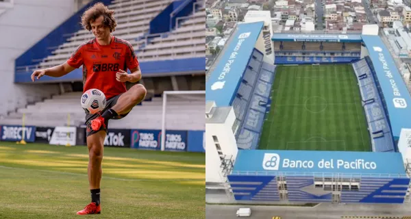 David Luiz junto a Flamengo se preparan para medirse a Barcelona SC por la Copa Libertadores. Hicieron un entrenamiento en el Capwell y quienes reportaron desde el sitio mencionaron que le gustó el estado del gramado