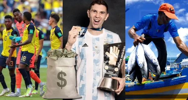 Dibu Martínez contó que en sus inicios vendió pescado, como este jugador ecuatoriano que pudo estar en Qatar con la Selección Ecuatoriana