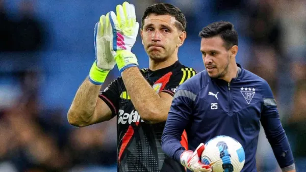 Dibu Martínez y Gonzalo Valle