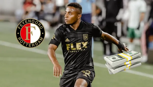 Diego Palacios con la camiseta de LAFC.