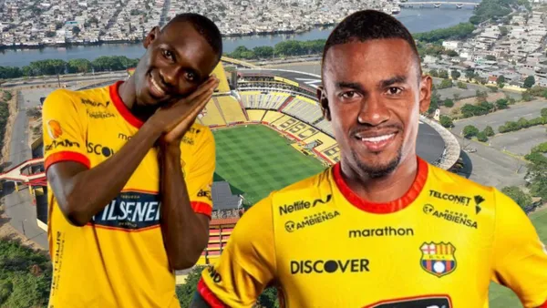 Dixon Arroyo y Janner Corozo (Foto tomada de: Barcelona SC/Janner Corozo)