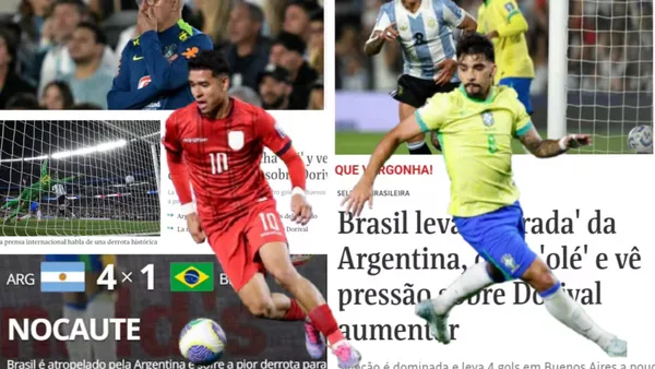 Ecuador vs Brasil y la prensa de Brasil