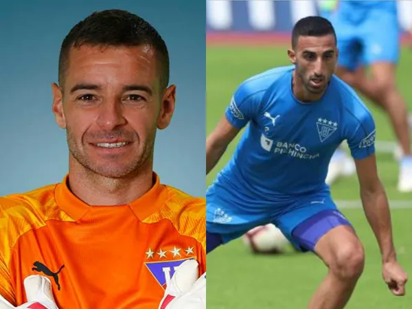 El arquero de Liga de Quito recibe un mensaje de su ex compañero