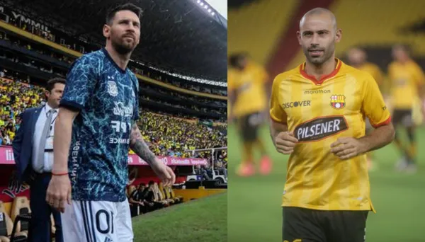 El astro argentino Lionel Messi quedó sorprendido con el Monumental, pero al parecer Javier Mascherano no piensa lo mismo