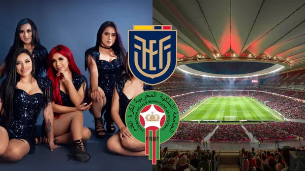 El DJ del estadio del Atlético Madrid puso música a todo volumen y era para los ecuatorianos