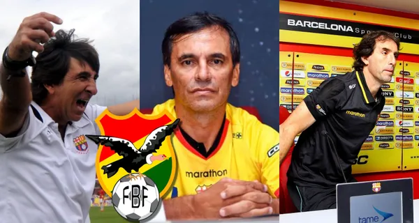 El entrenador logró alzar el trofeo de campeón nacional con Barcelona SC, ahora tomará el puesto de DT en Bolivia