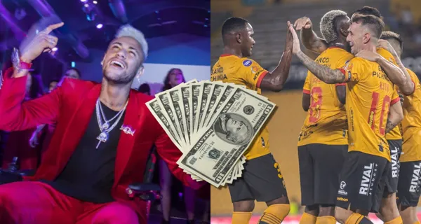 El jugador de Barcelona SC que se fue de fiesta con su primer salario, como el brasileño Neymar