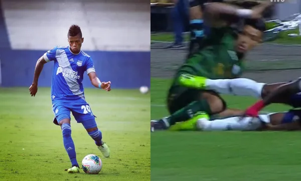 El jugador de Emelec recibió una falta durísima y este tiempo estará afuera de las canchas