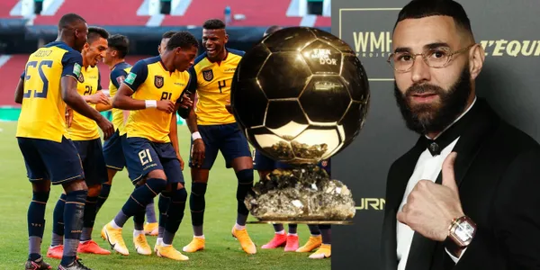 El jugador francés ganó el Balón de Oro, pero en su momento un ecuatoriano lo anuló