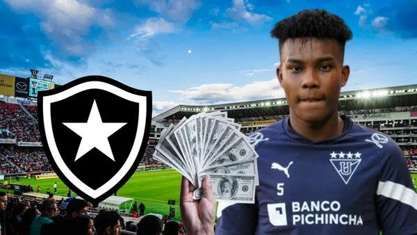 El jugador más caro de Botafogo saca una ventaja abismal (Foto tomada de: El Comercio/LDU/ESPN/Metro)