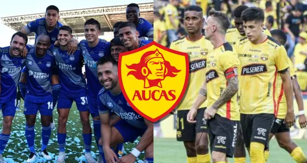 El jugador que es de los registros de Emelec, celebró luego de mirar al campeonato de Aucas sobre Barcelona SCJugador de Emelec se puso la camiseta de Aucas y celebró derrota de Barcelona SC