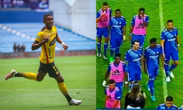 El jugador se inmutó y quedó en el piso mientras veía como Barcelona hacía gol