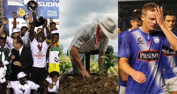 El jugador se puso camisetas pesadas en el fútbol ecuatoriano y en uno le fue mejor. Ahora se dedica a trabajar la tierra