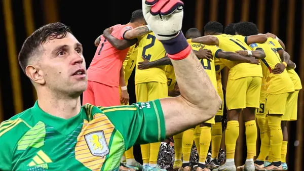 Emiliano Martínez y jugadores de La Tri (Foto tomada de: Min 90/C5N/La Tri)