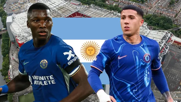 Enzo Fernández y Moisés Caicedo (Foto tomada de: Wikipedia/Chelsea)