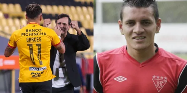 Fabián Bustos está contento con Carlos Garcés, a quien ya dirige en varios equipos y conoce lo que hizo para cambiarlo de un jugador que no hacía goles en Liga de Quito, a un anotador implacable en Barcelona SC