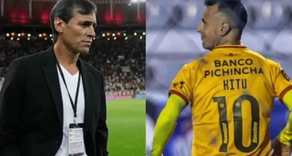 Fabián Bustos está definiendo el once para medir a Liga de Quito y hay una posibilidad que Damián Díaz no vaya desde el arranque