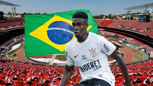 Felix Torres jugando, bandera de Brasil. Foto tomada de: ESPN/Billiken