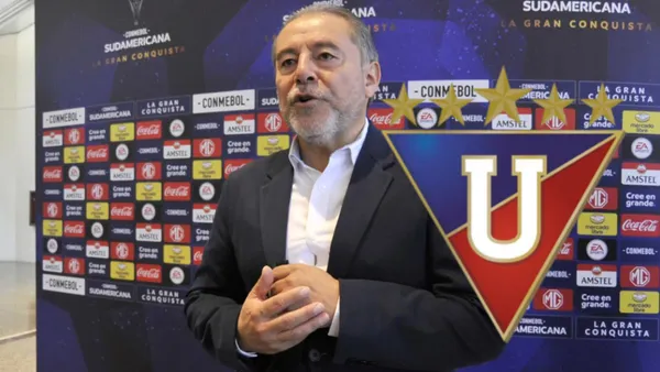 Isaac Álvarez directivo de LDU