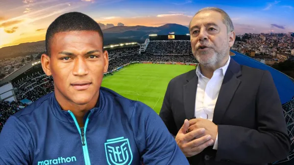 Isaac Álvarez y Carlos Gruezo (Foto tomada de: Liga de Quito/La Tri/Primicias)