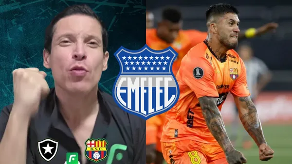 Iván Triviño se acordó de Emelec en el duelo que Barcelona SC ganó a Botafogo en la Libertadores y esto dijo