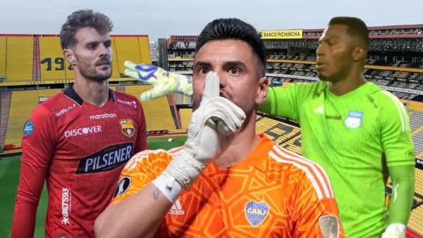 Javier Burrai, Pedro Ortiz y Chiquito Romero (Foto tomada de: Extra/API/Boca Juniors)