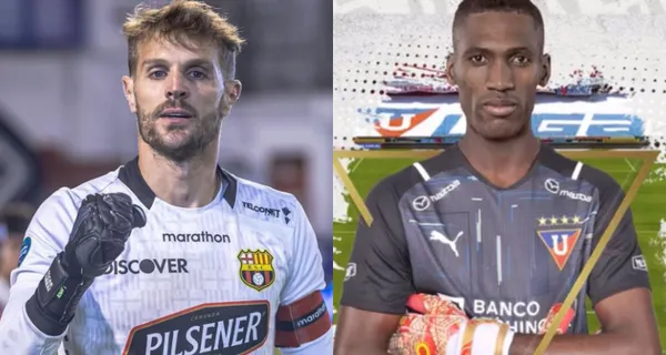 Javier Burrai vale más que Alexander Domínguez en el fútbol ecuatoriano, ambos defienden a instituciones grandes como Barcelona SC y Liga de Quitop